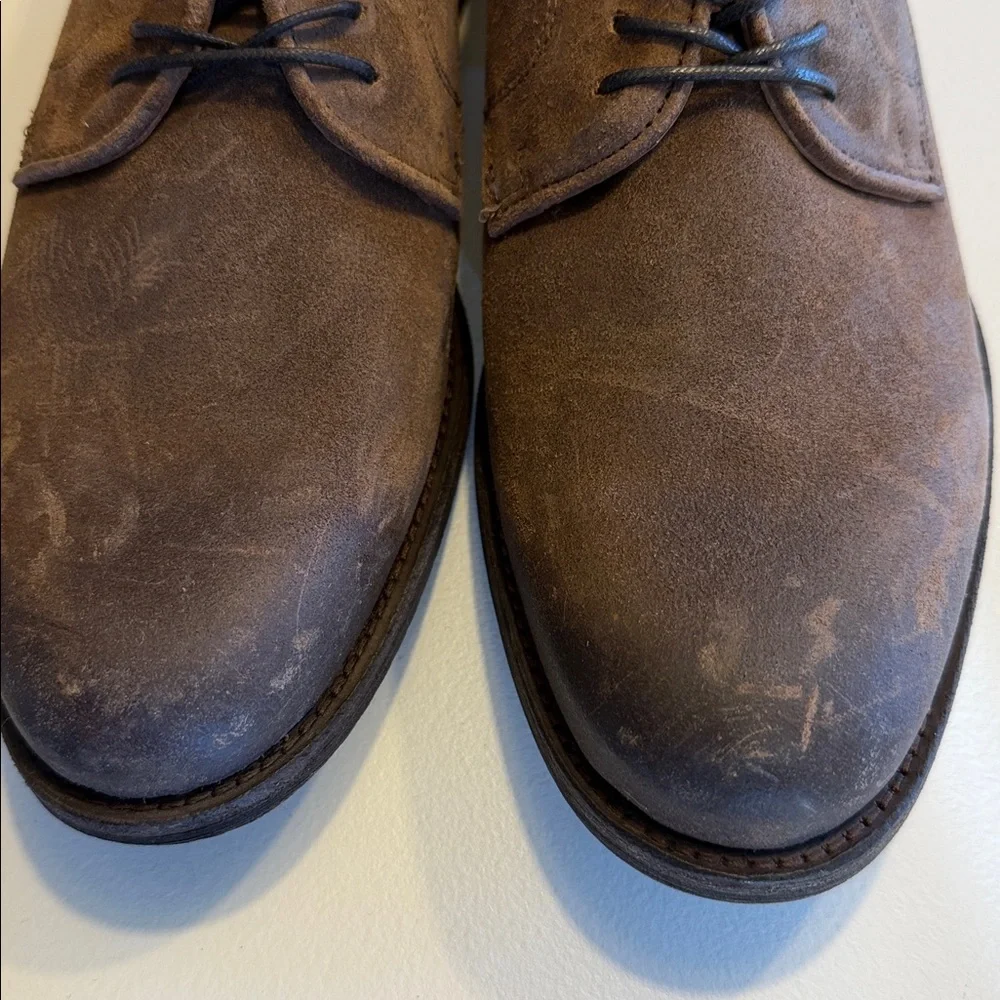 Frye Men's Brown Leather Casual Shoes Sz 10D. Tub1